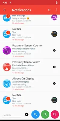 Notification History System android App screenshot 0