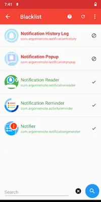 Notification History System android App screenshot 2