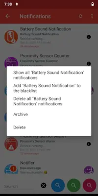 Notification History System android App screenshot 3